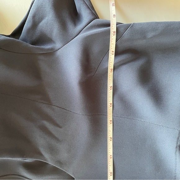 Vince Blue V Neck Long Sleeve Popover Tunic Dress - Picture 7 of 13